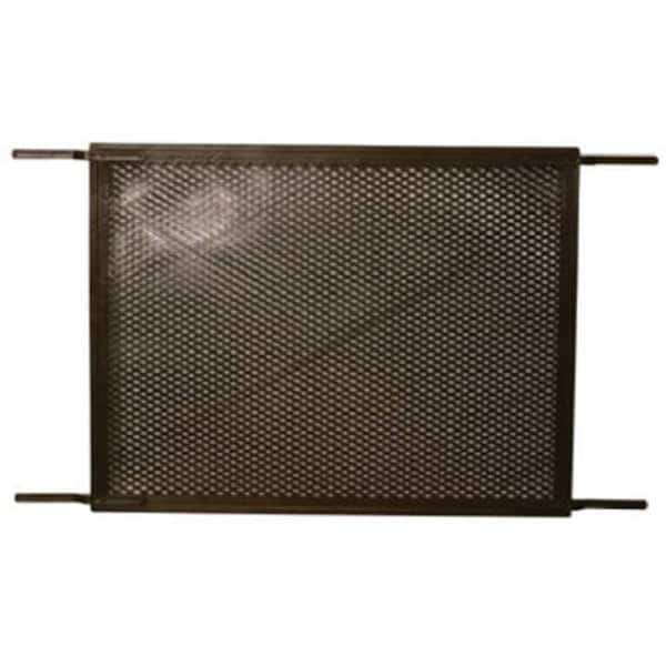 Lawnitator PL 15516 Plastic Molded Swinging Screen & Storm Door Grilles; Bronze LA136416 - main